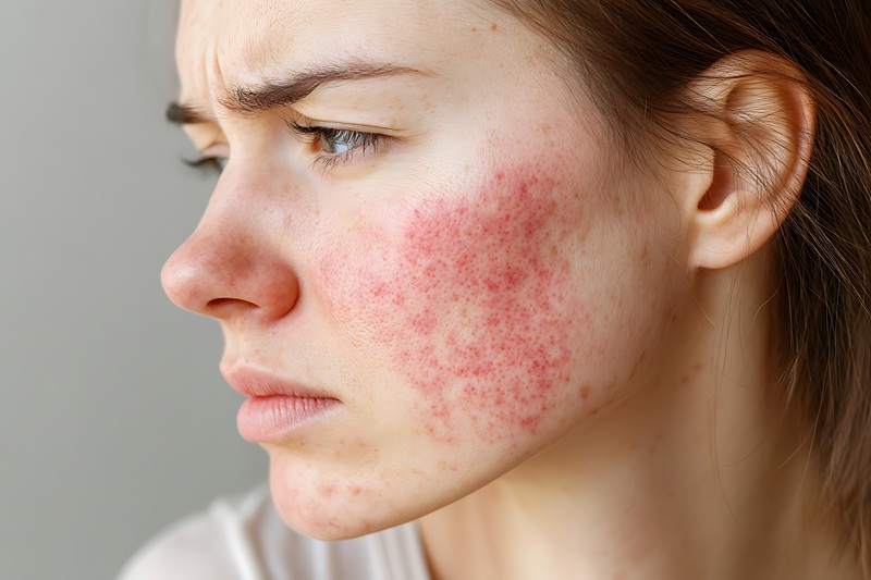 Trądzik różowaty